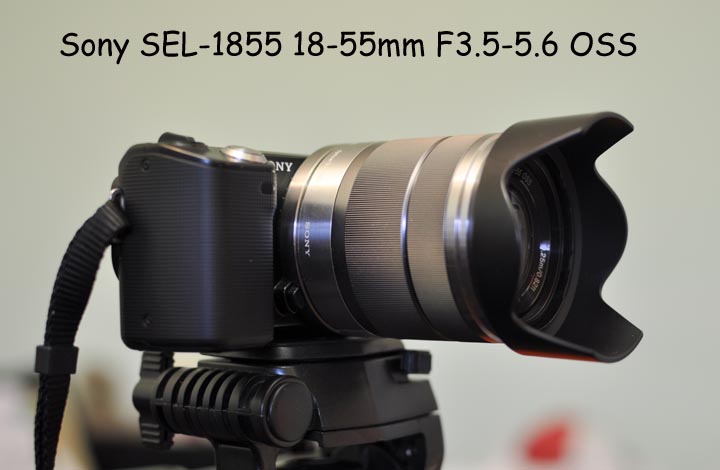 Вид объектива SEL-1855 18-55 мм F/3,5-5,6 Вид объектива SEL-1855 18-55 мм F/3,5-5,6