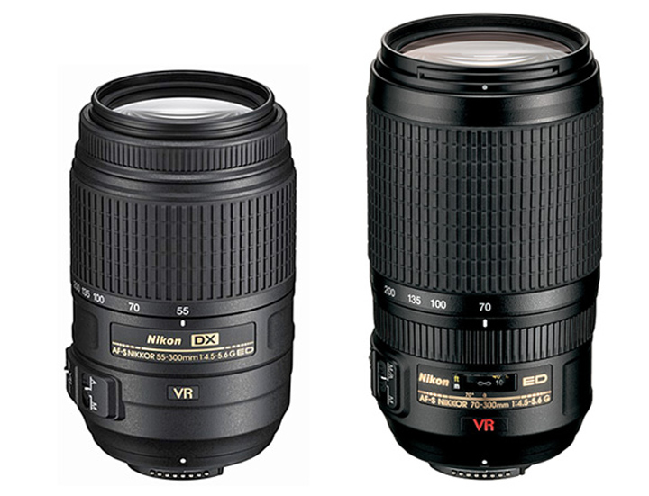Nikon 55-300 VR DX и Nikon 70-300VR