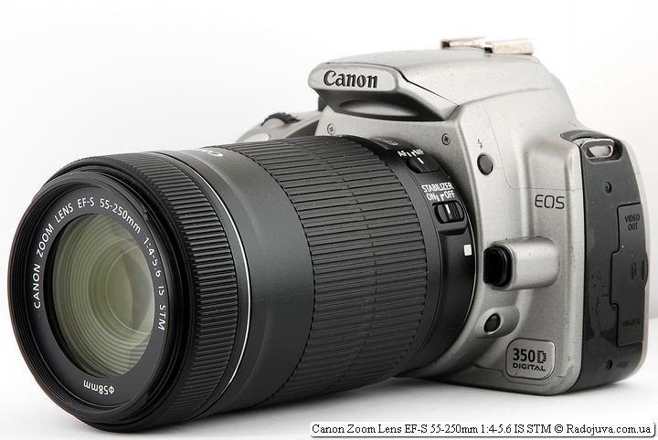 Объектив Canon Zoom Lens EF-S 55-250mm 1:4-5.6 IS STM на ЦЗК