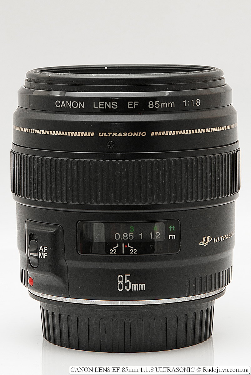 Canon LENS EF 85 mm 1:1.8 ULTRASOON USM