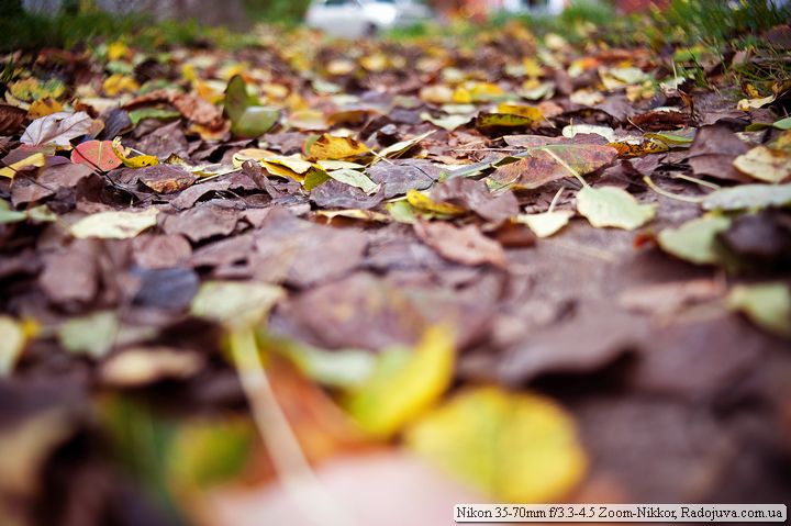 Autumn at Nikon 35-70mm f / 3.3-4.5 Zoom-Nikkor