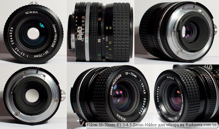 Вид Nikon 35-70mm f/3.3-4.5 Zoom-Nikkor