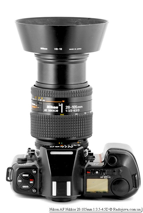 HB-18 Gegenlichtblende Sonnenblende Nikon Nikkor AF 28-105mm f/ 3.5-4.5D IF 
