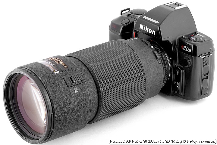 Nikon ED AF NIKKOR 80-200mm 1:2.8 D カメラレンズ Fマウント ニコン ...