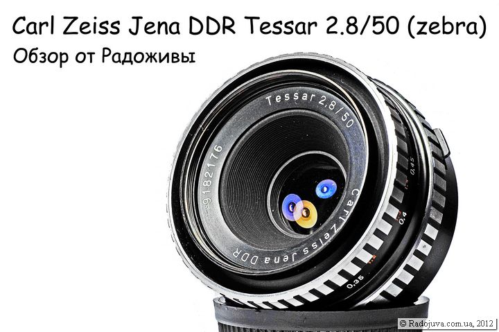 Recenzja Carl Zeiss Jena DDR Tessar 2.8/50 (zebra)