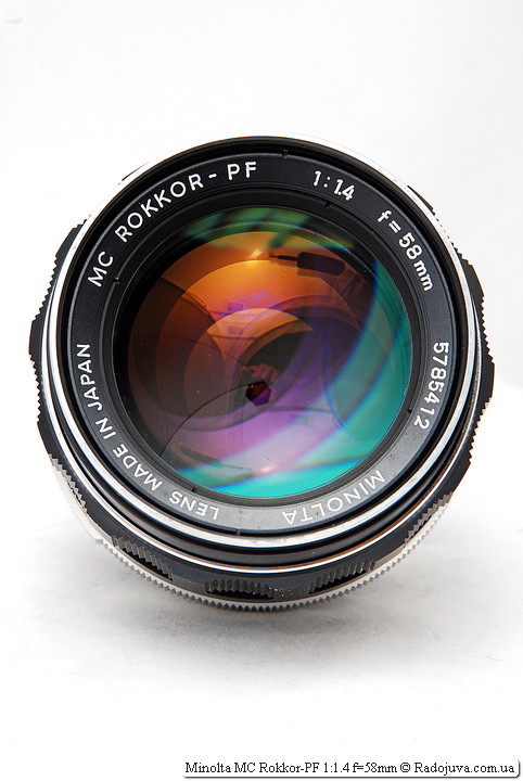 Minolta MC Rokkor-PF 58mm f1.4 review | Happy