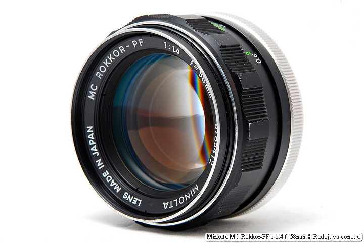 美品】MINOLTA MC ROKKOR-PF 58mm f1.4-