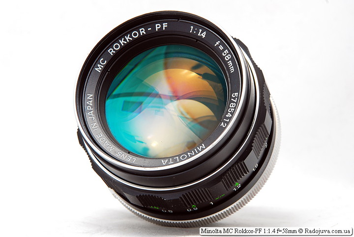 Minolta MC Rokkor-PF 58mm f1.4 review | Happy