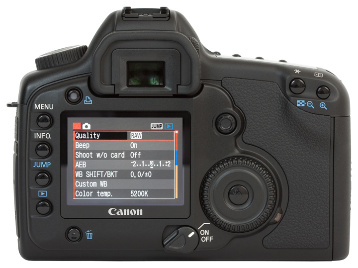 Canon 5D Display