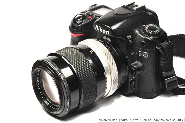 Nikon Nikkor-Q Auto 135 2.8 Non-Ai on the modern Nikon D80 camera