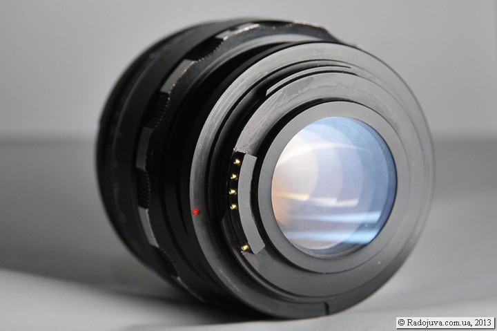 Adapter met lens en chip voor Helios-44-2