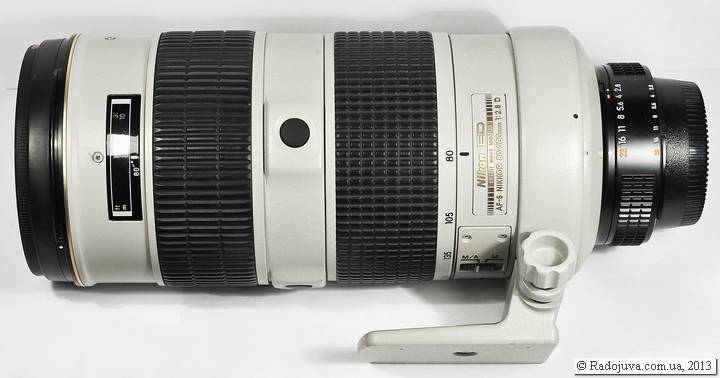 Nikon 80-200 AF-S with tripod foot