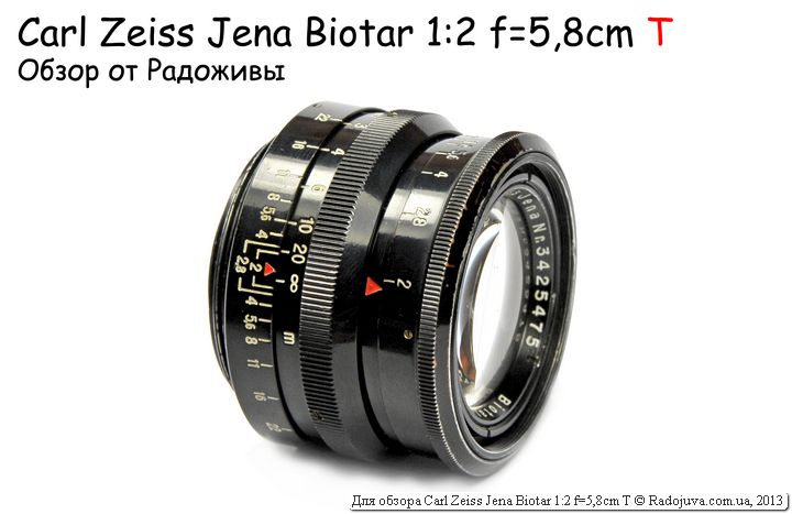 Revisão Carl Zeiss Jena Biotar 2/58