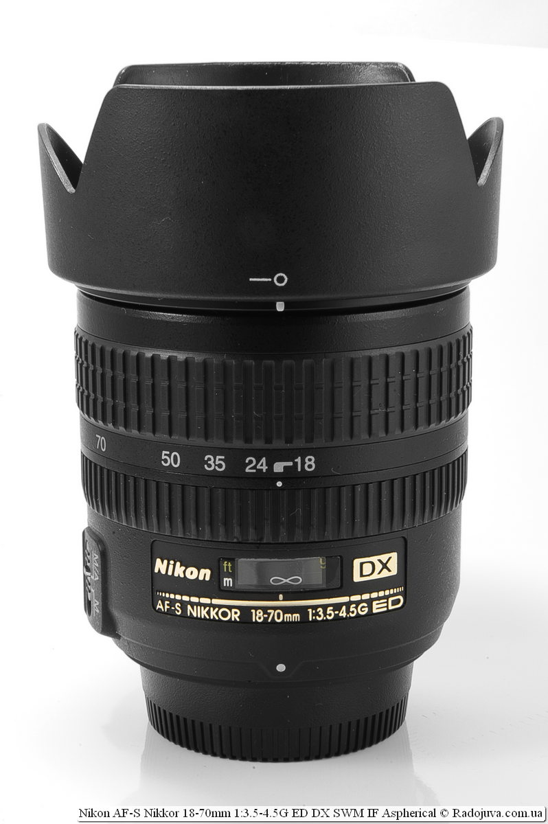 Nikon AF-S Nikkor 18-70mm DX ED lens with Promaster filter - www.ac-fin.com