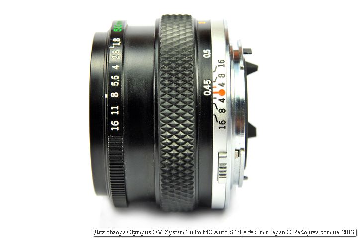 Вид Zuiko MC 1,8/50 при фокусировке на МДФ