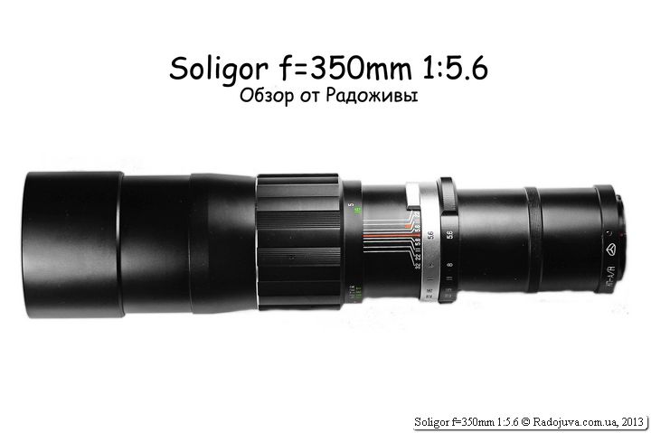 Reseña de Soligor f=350mm 1:5.6