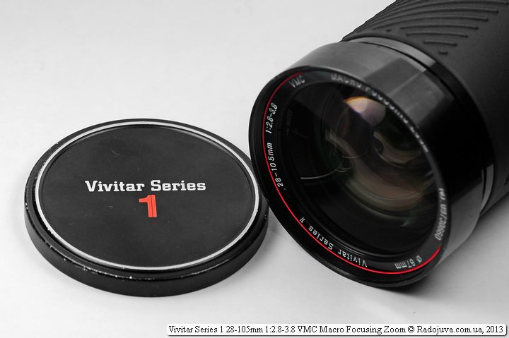 Вид объектива Vivitar 28-105mm F/2.8-3.8