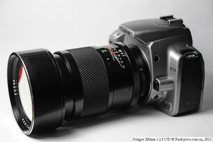 Así es como se ve la lente en una cámara moderna