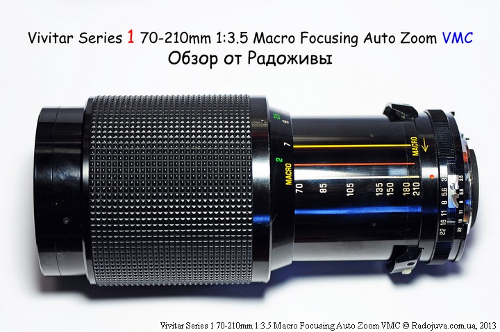 Review Vivitar Serie 1 70-210mm 1:3.5 Macro Focusing Auto Zoom VMC