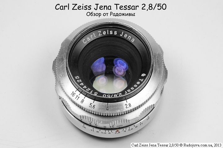 Review Carl Zeiss Jena Tessar 2,8 / 50