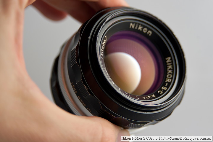 Review of Nikon Nikkor-SC Auto 1: 1.4 f u003d 50mm | Happy