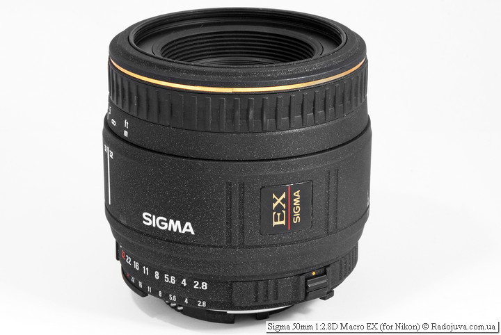 Sigma 50mm 1: 2.8D Macro EX