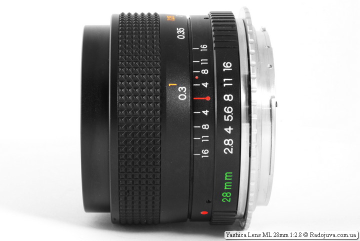 H9652 YASHICA LENS ML28mm 1：2.8-