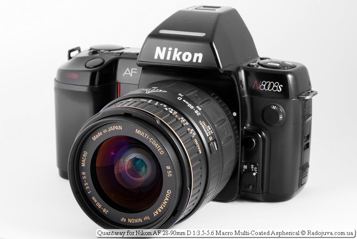 Quantaray for Nikon AF 28-90mm D 1:3.5-5.6 Macro