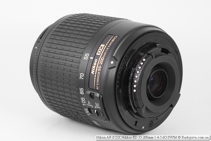 Nikon AF-S DX Nikkor ED 55-200 mm 1: 4-5.6G SWM