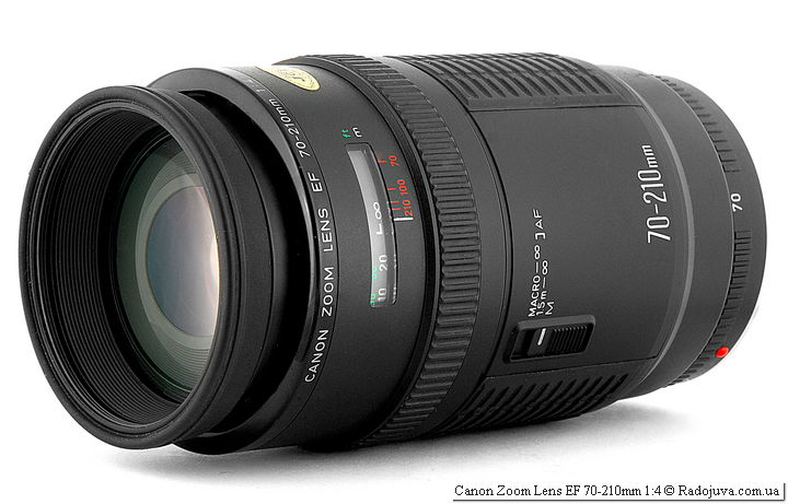 Review of Canon Zoom Lens EF 70-210mm 1: 4 | Happy