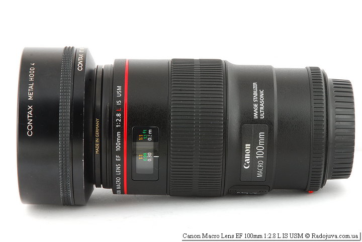 Objetivo macro Canon EF 100 mm 1:2.8 L IS USM