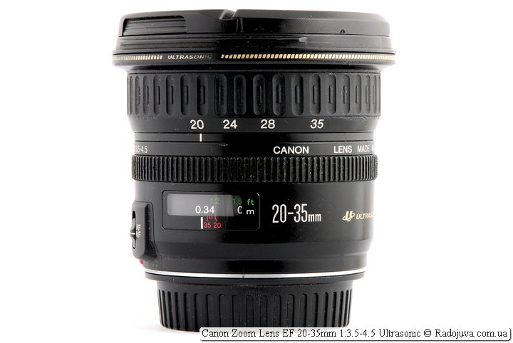 Canon Zoom Lens EF 20-35mm 1: 3.5-4.5 Ultrasonic