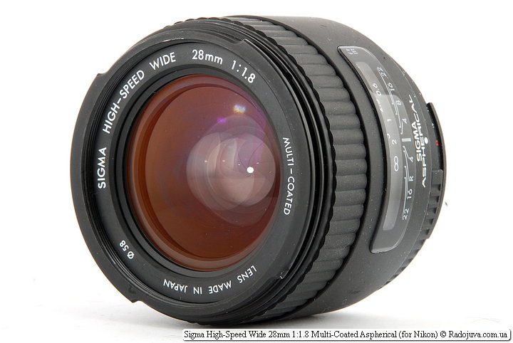 Sigma High-Speed ​​Wide 28mm 1: 1.8 Multi-Coated Aspherical Review