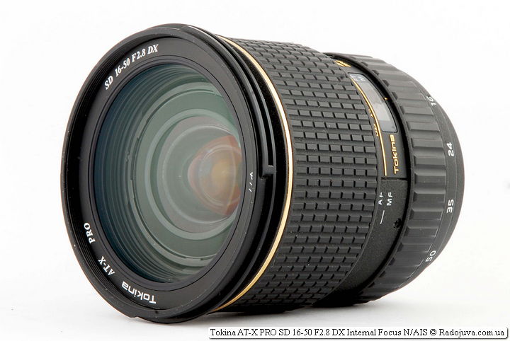 Overview of Tokina AT-X PRO SD 16-50 F2.8 DX Internal Focus N / AIS