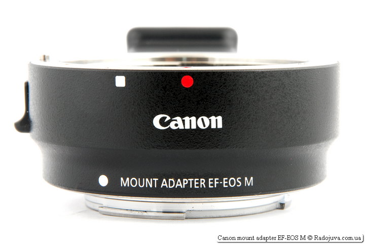 Adaptador de montura Canon EF-EOS M