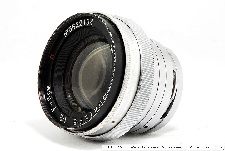 JUPITER-8 1: 2 F = 5cm P review with Contax-Kiev RF mount