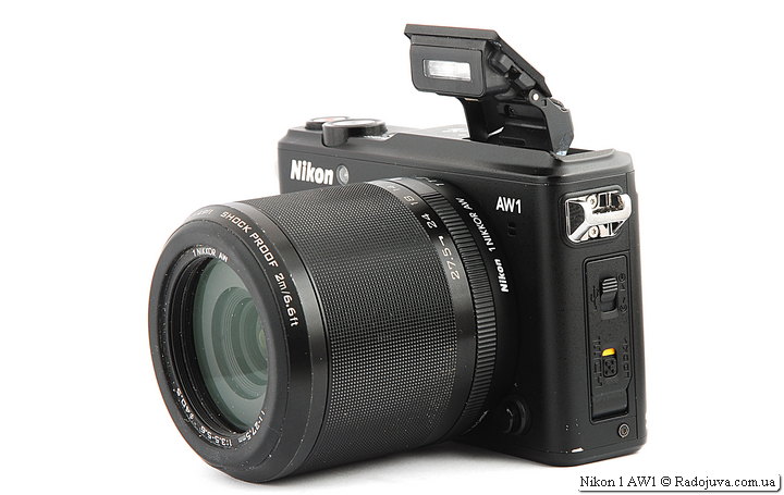 Nikon 1 AW1 с объективом Nikon 1 Nikkor AW 11-27.5mm 1:3.5-5.6 ED Aspherical