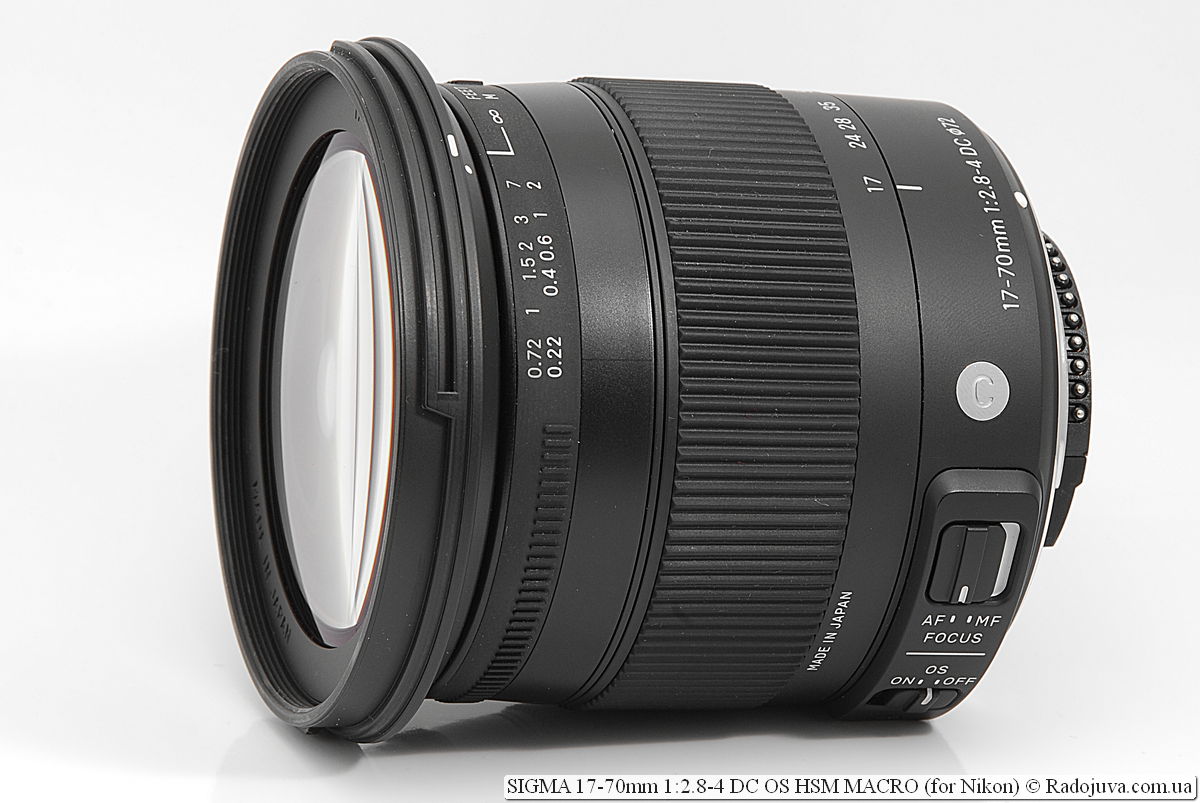 SIGMA 17-70mm F2.8-4 DC MACRO OS HSM ニコン用 17-70mm F2.8-4 DC