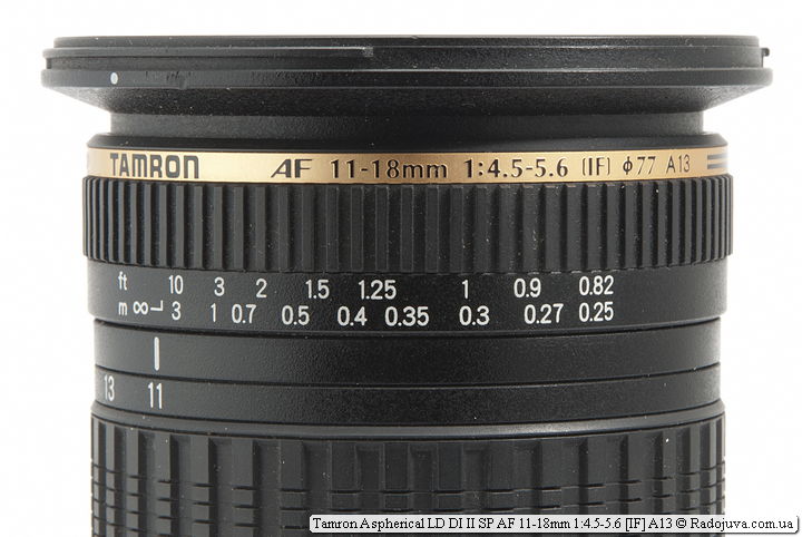 Review Tamron Aspherical LD ​​DI II SP AF 11-18mm 1: 4.5-5.6 [IF 