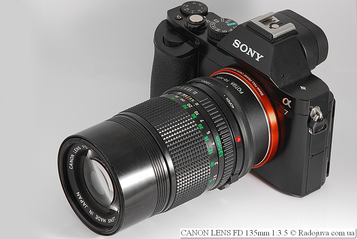 Overview of CANON LENS FD 135mm 1: 3.5 | Happy