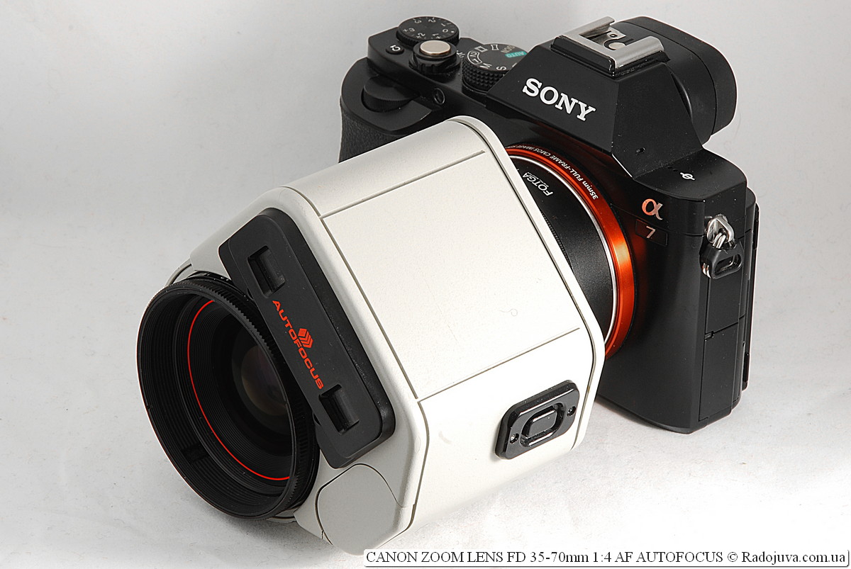 Lente zoom Canon FD 35-70 mm 1:4 AF Enfoque automático