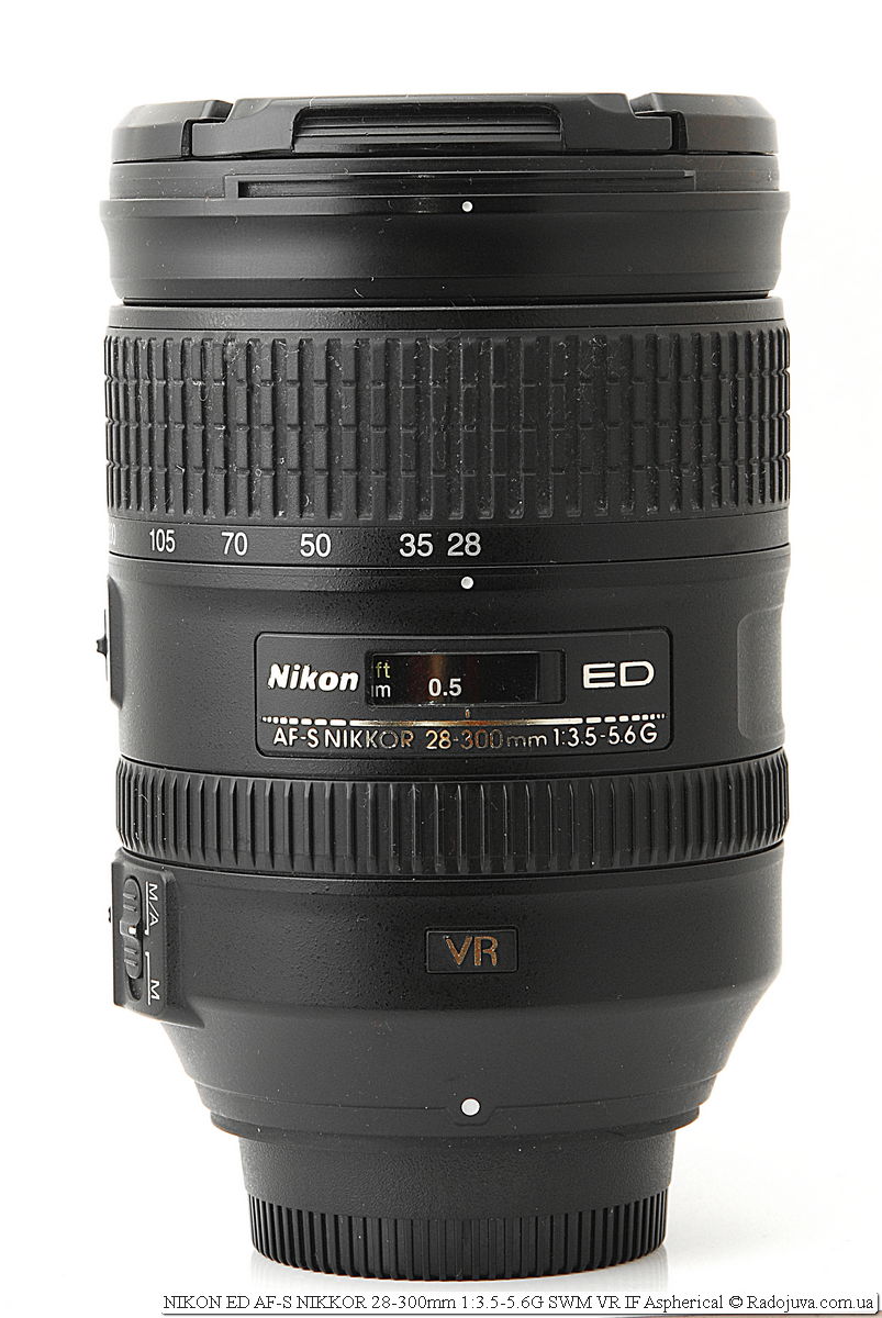 Nikon ED AF-S NIKKOR 28-300mm 1: 3.5-5.6G SWM VR IF Asferisch