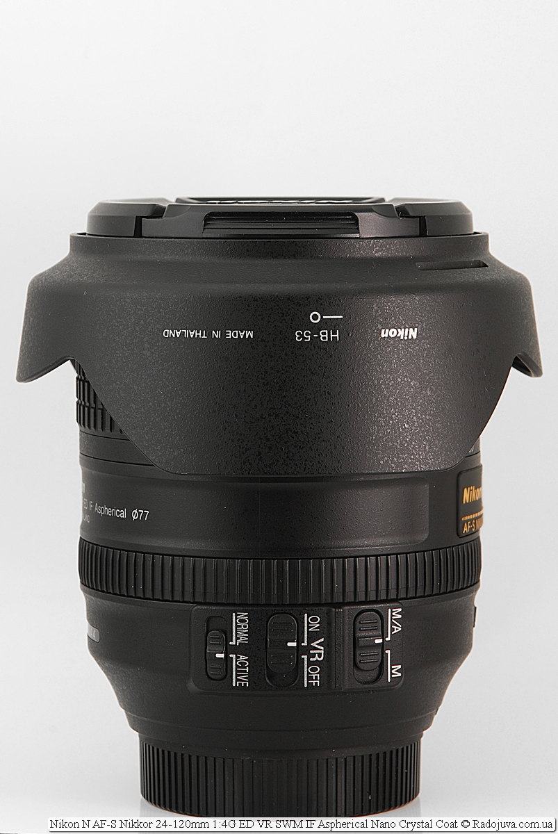 Nikon N AF-S Nikkor 24-120 mm 1:4G ED VR SWM IF Recubrimiento de nanocristal asférico
