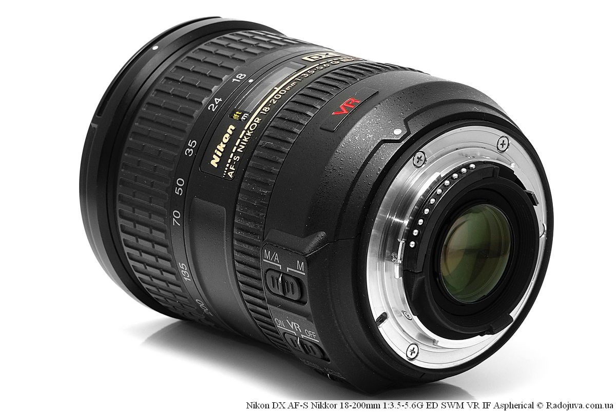 Nikon AF-S DX Nikkor 18-200mm f/3.5-5.6G ED VR II Camera Lens User's Manual 