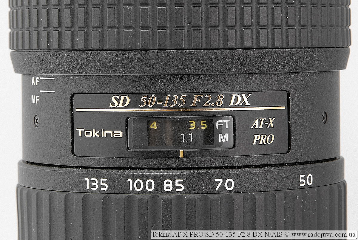 Lente Tokina AT-X 50-135/2.8 Pro DX