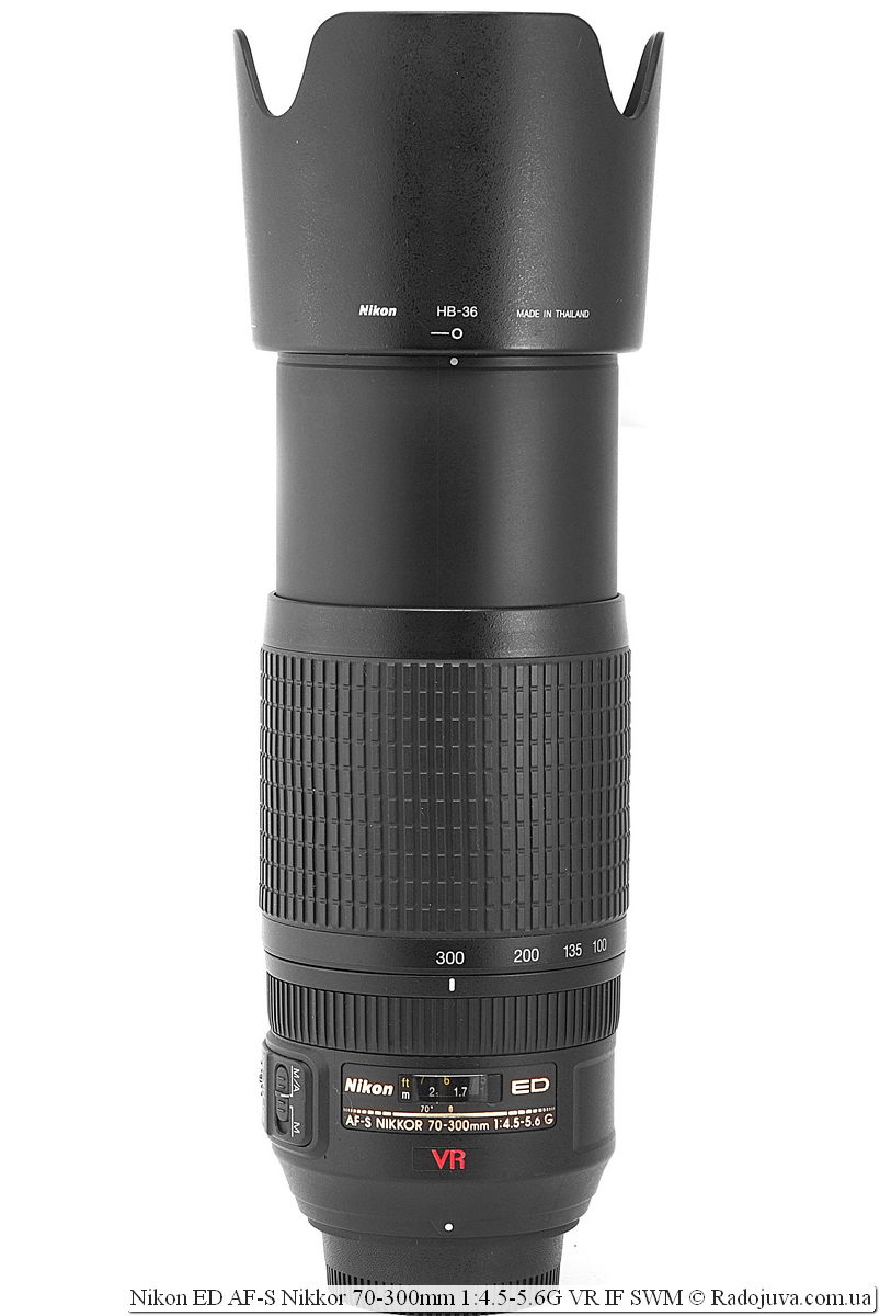 Nikon ED AF-S Nikkor 70-300mm 1: 4.5-5.6G VR IF SWM