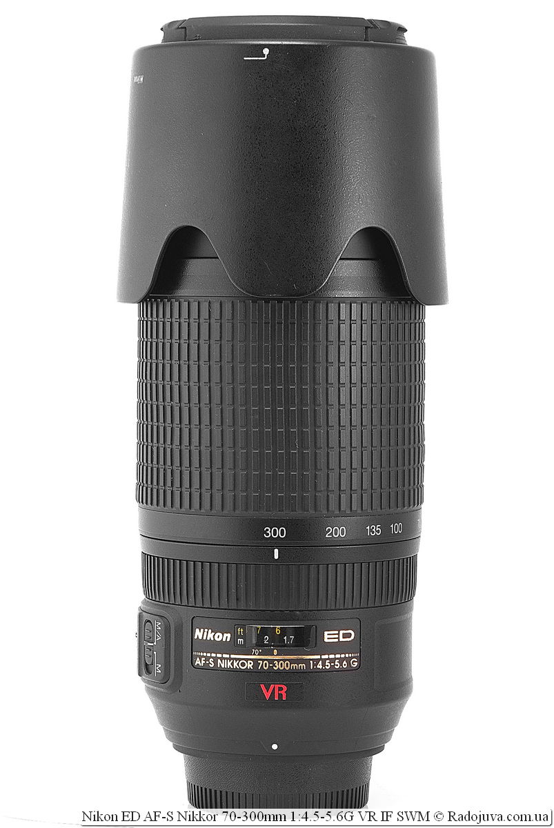 Nikon ED AF-S Nikkor 70-300mm 1: 4.5-5.6G VR IF SWM