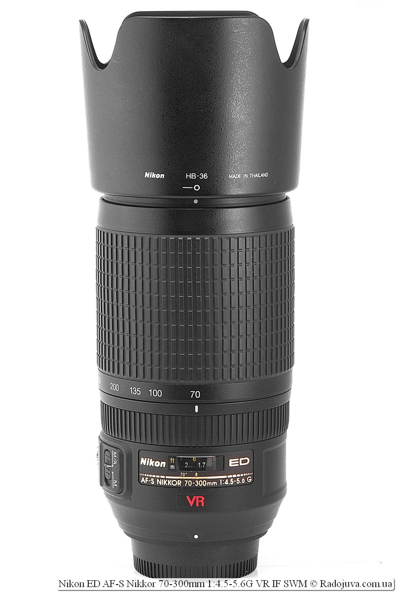Nikon ED AF-S Nikkor 70-300mm 1:4.5-5.6G VR IF SWM