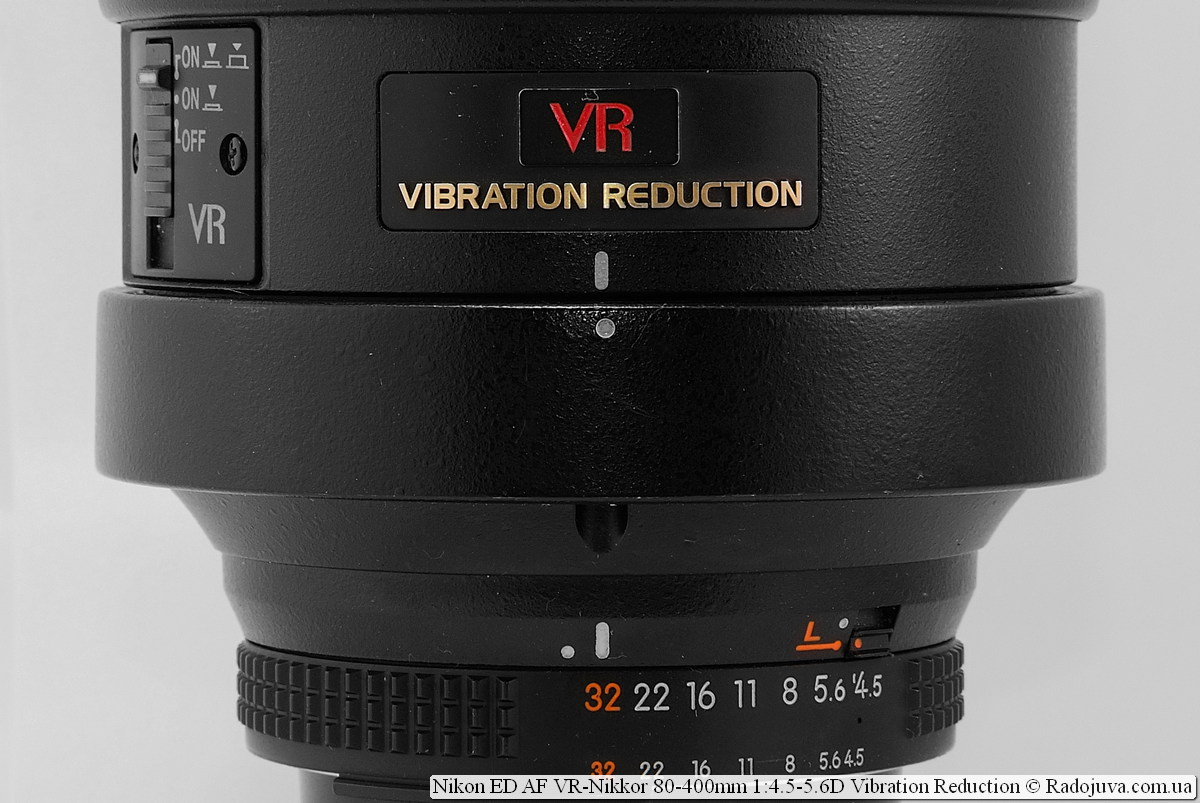 Nikon ED AF VR-Nikkor 80-400mm 1:4.5-5.6D Vibration Reduction