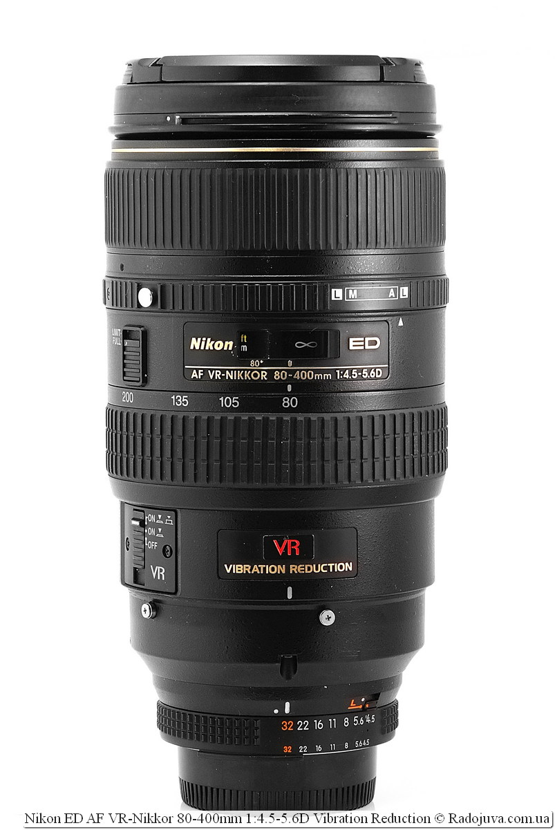 Nikon AI AF VR 80-400mm f/4.5-5.6D ED-